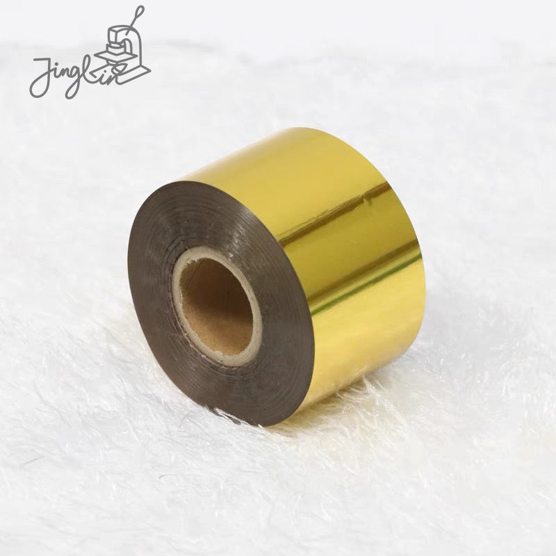 Heat Transfer Film Gold Foil Paper 1.5-Inch X 400-Inch For Leather Stamping Paper Stamping Pvc Stamping