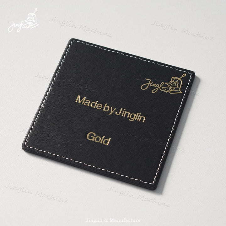 Bright Gold Hot Stamping Foil for Leathercraft and Brand Logo Heat Press Application.