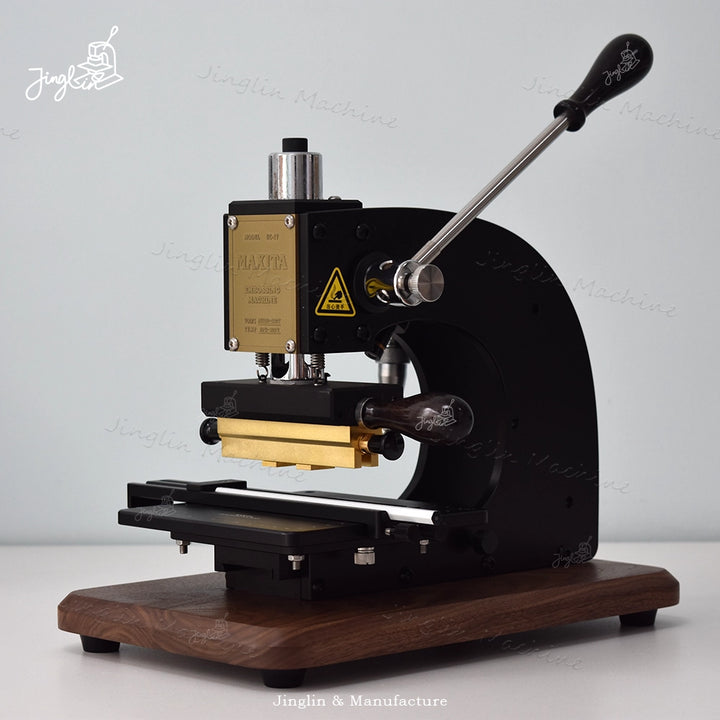 Mounting the Pencil Fixture onto the EC-17 Hot Foil Stamping Machine.