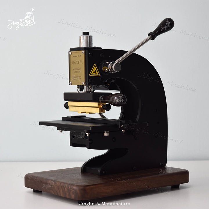 Mounting the Pencil Fixture onto the EC-27 Hot Foil Stamping Machine.