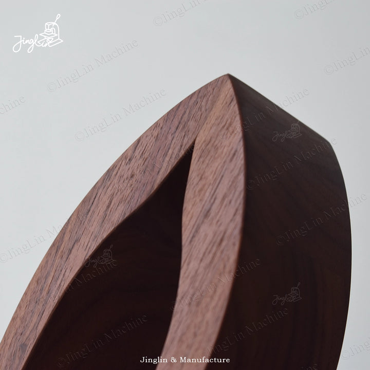 Texture and Grain of the Premium Walnut Wood Used in the Maxita Stitching Pony.