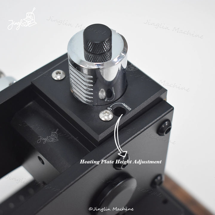 EC-17 Hot Stamping Machine Heating Plate Height Adjustment