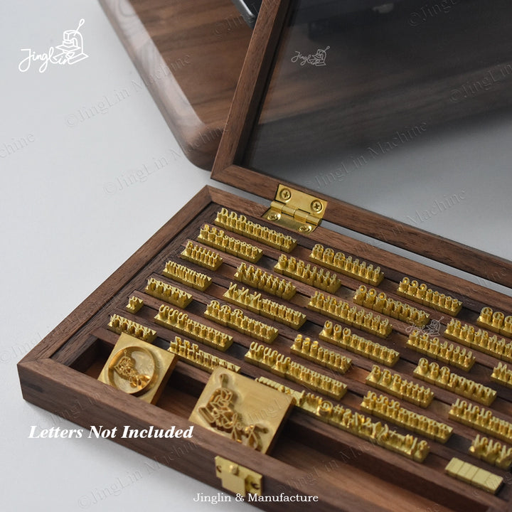Walnut Storage Box for Brass Letter Stamps – Jinglin